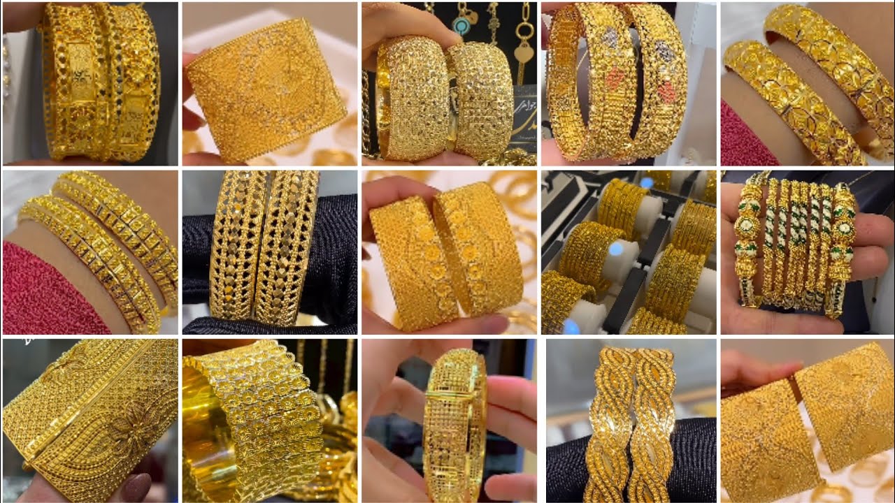 gold bangles designs/gold  kangan / Gold bangles designs 2023-24 /gold jewelry/ Jewellery Collection
