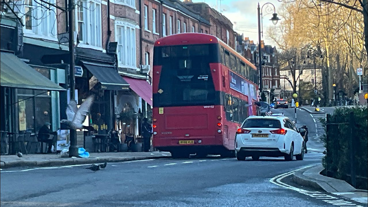 PRV. Go Ahead London Route 1. Surrey Quays - Hampstead Heath. Wright Gemini 3 WHV155 (BV66 VLD)