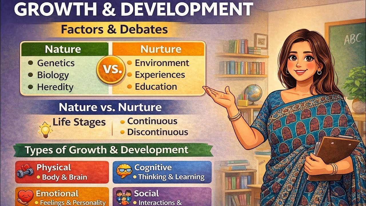 Growth and Development Part 2 | Factors | CTET | PSTET | DSSSB#deepvidhya#pstet#punjab 