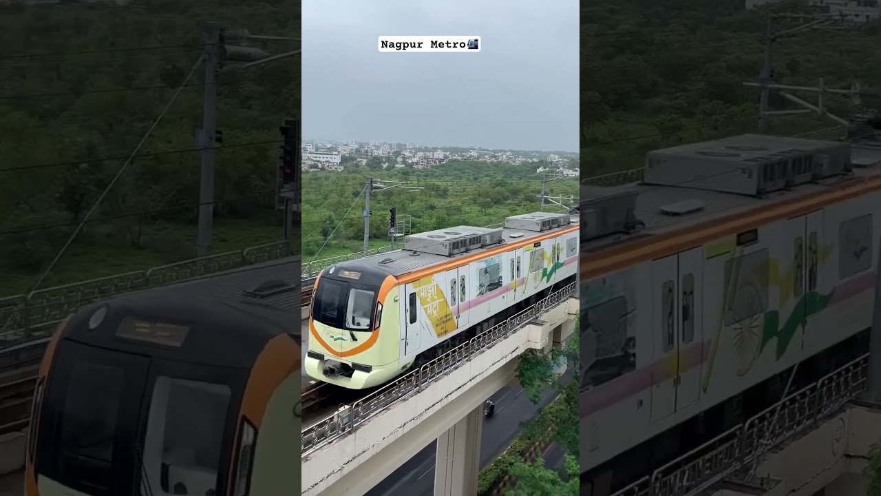Nagpur Metro live kya nature hai aaj ka #nagpur #vlog #video #metro #video