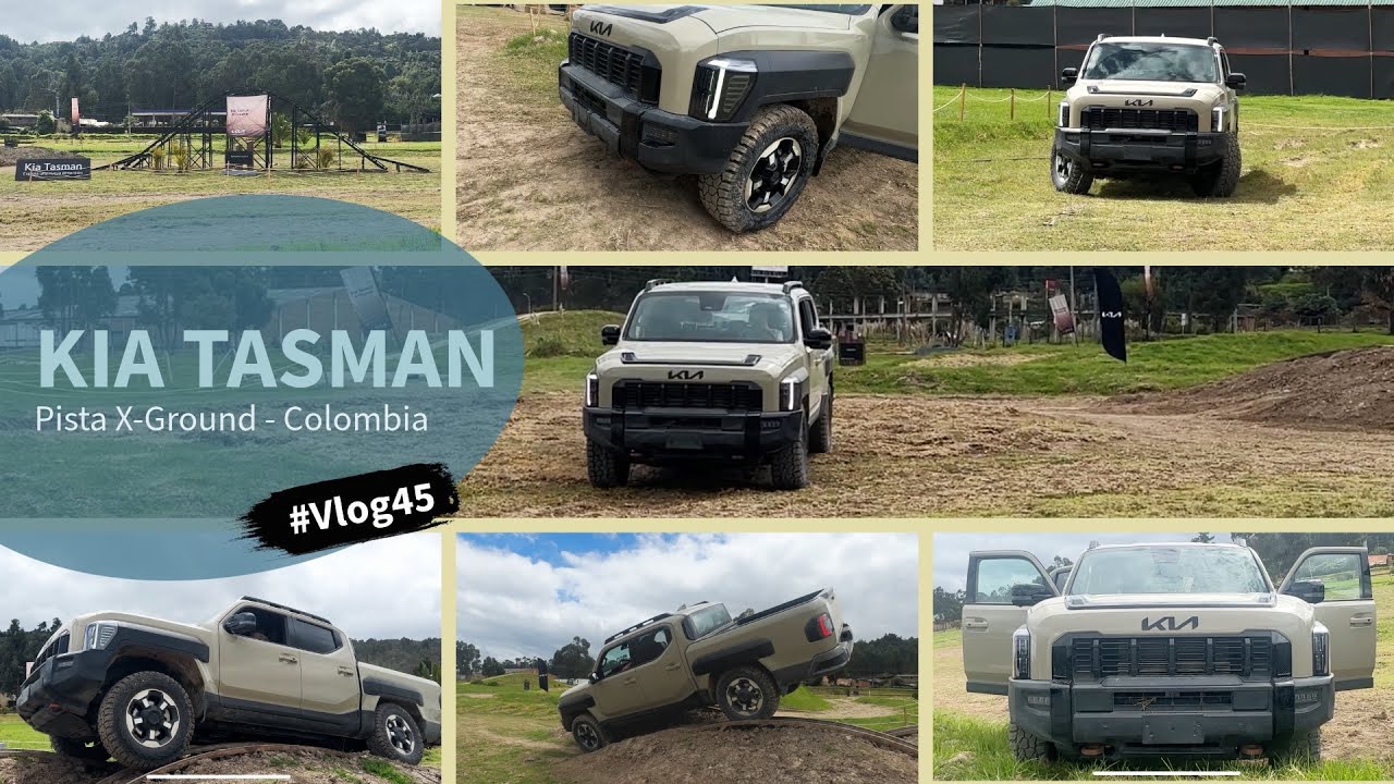 Probando la KIA TASMAN en Pista X-Ground, excelente pickup #vlog45