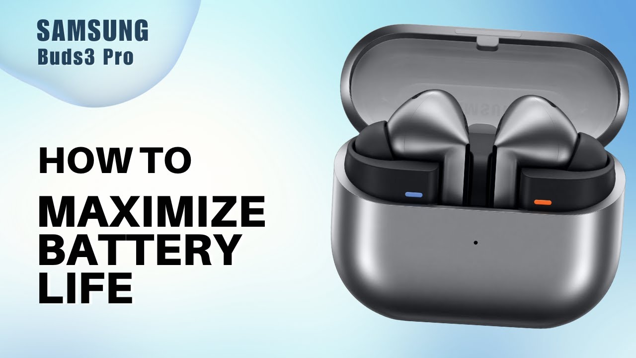 Как увеличить срок службы батареи Samsung Buds3 Pro