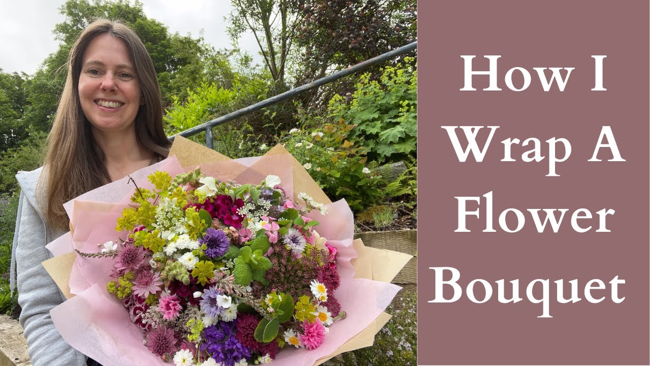 How To Wrap A Flower Bouquet