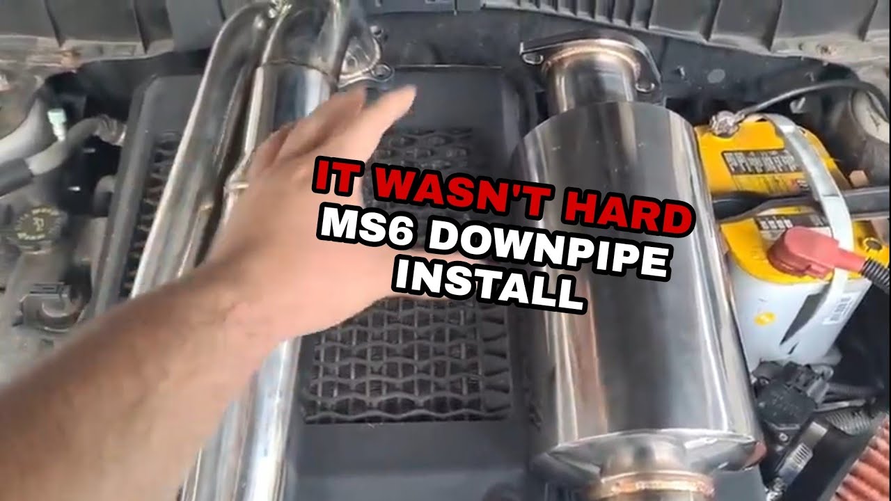 Ms6 DownPipe Install [EASY]