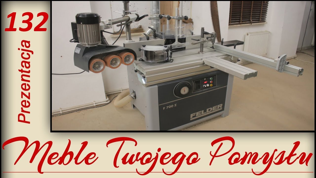 Frezarka dolnowrzecionowa Felder F 700 Z - prezentacja obrabiarki do drewna / spindle moulder