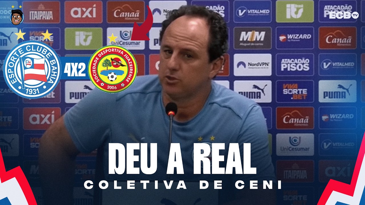 😡 DEU A REAL! VEJA O QUE CENI DISSE APÓS TRIUNFO APERTADO NO BAIANO E IDA A FINAL!