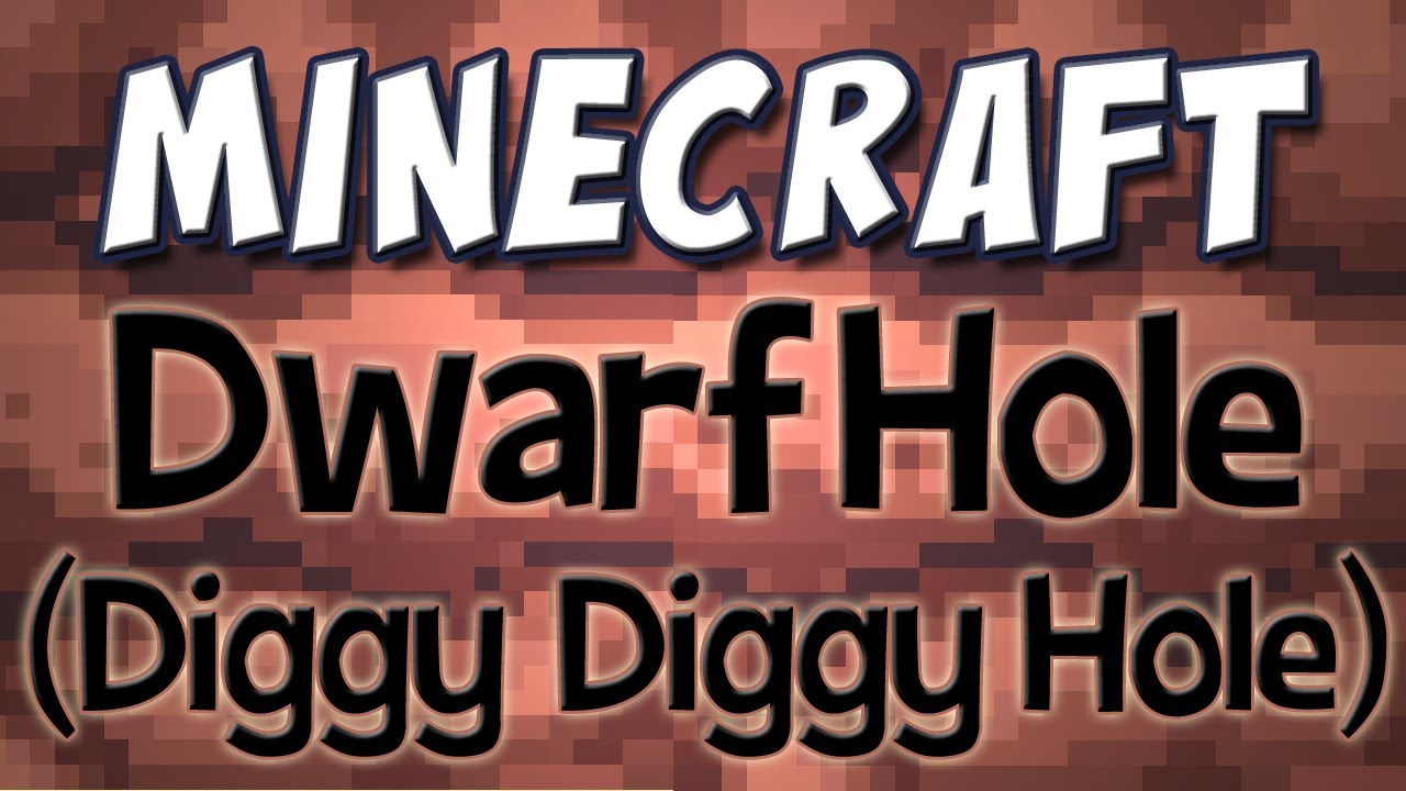 Minecraft - ♪ Dwarf Hole (Diggy Diggy Hole) Fan Song and Animation
