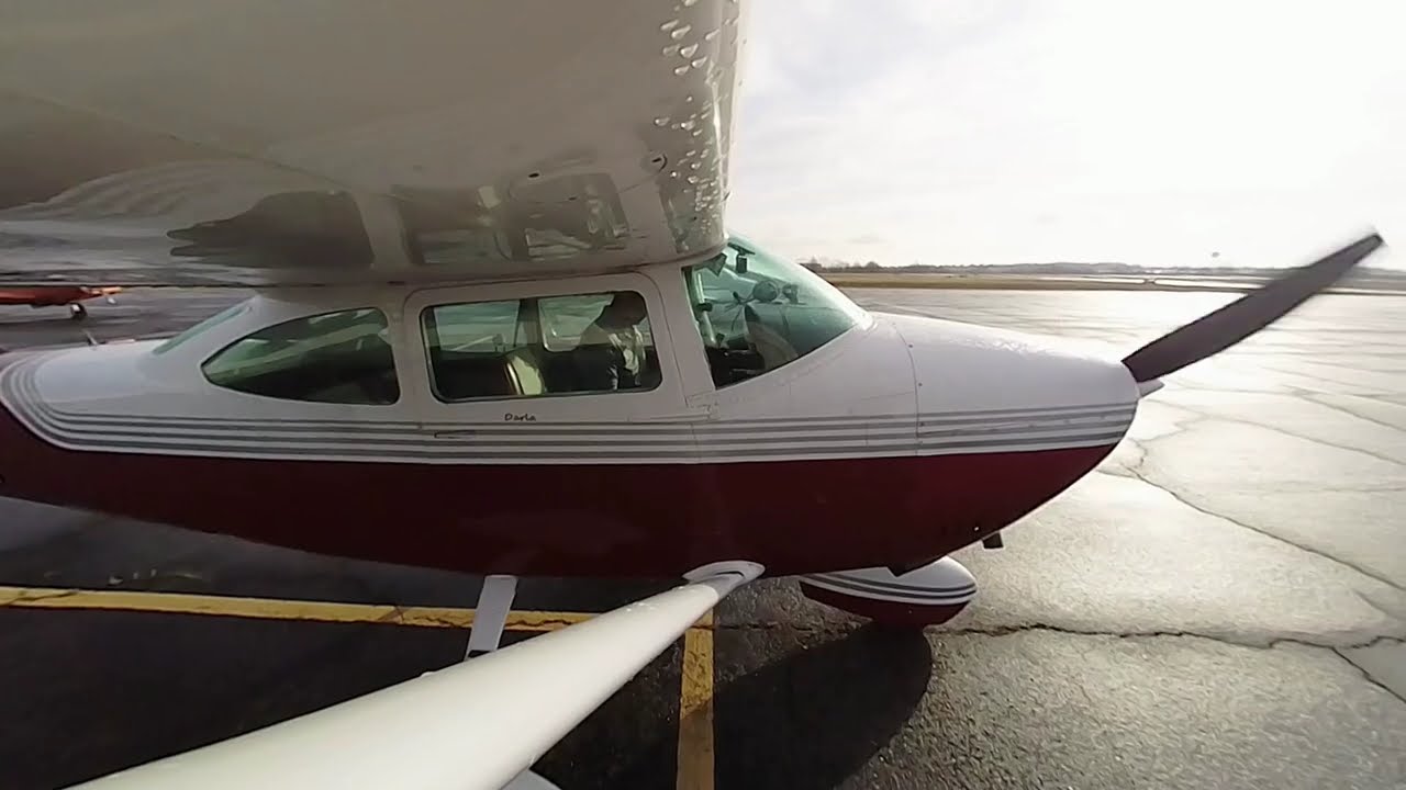 First startup since back from Prop shop #aviation #cessna #flying