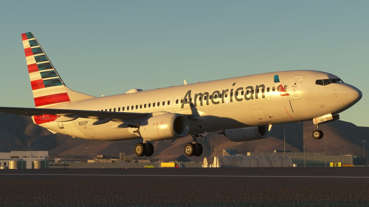AMERICAN AIRLINES 737-800 SAN FRANCISCO LANDING [MSFS 2020]