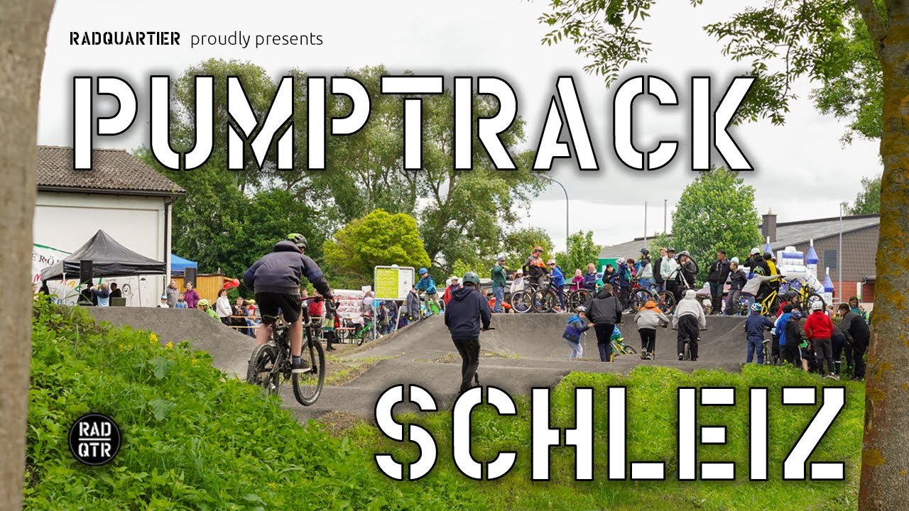🎉 OPENING 🏁 PUMPTRACK SCHLEIZ | Asphalt + Kids Pumptrack | RadQuartier Parks
