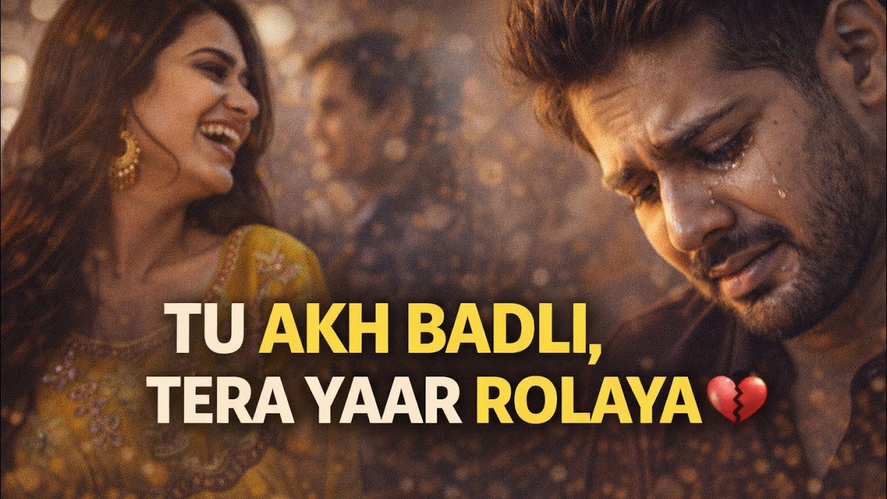Tu Akh Badli, Tera Yaar Rolaya 💔 | Punjabi Sad Song | Heart Touching Boliyan#punjabimusic
