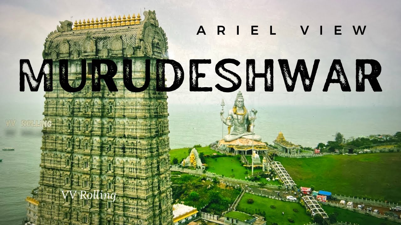 Murudeshwar | Murdeshwar shiva temple | Drone view