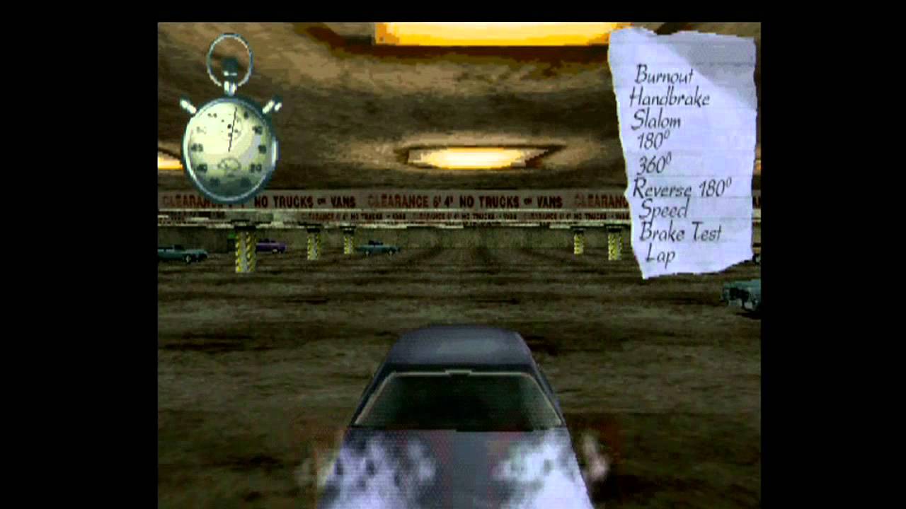 Driver (PS1): The Test