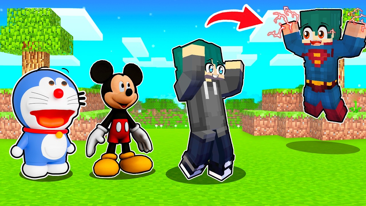 ماين كرافت لكن اخوي الصغير صار بطل خارق 😨!!؟