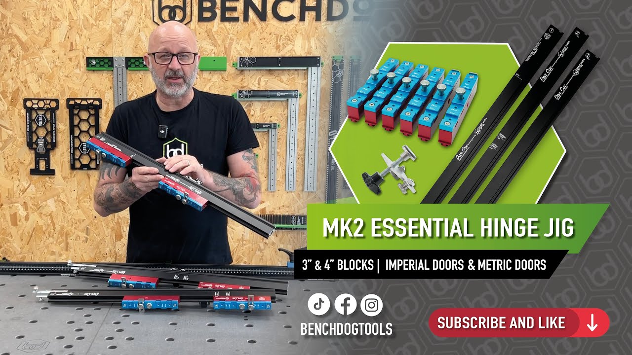 The Benchdog Tools & Dan Cox MK2 Essential Hinge Jig