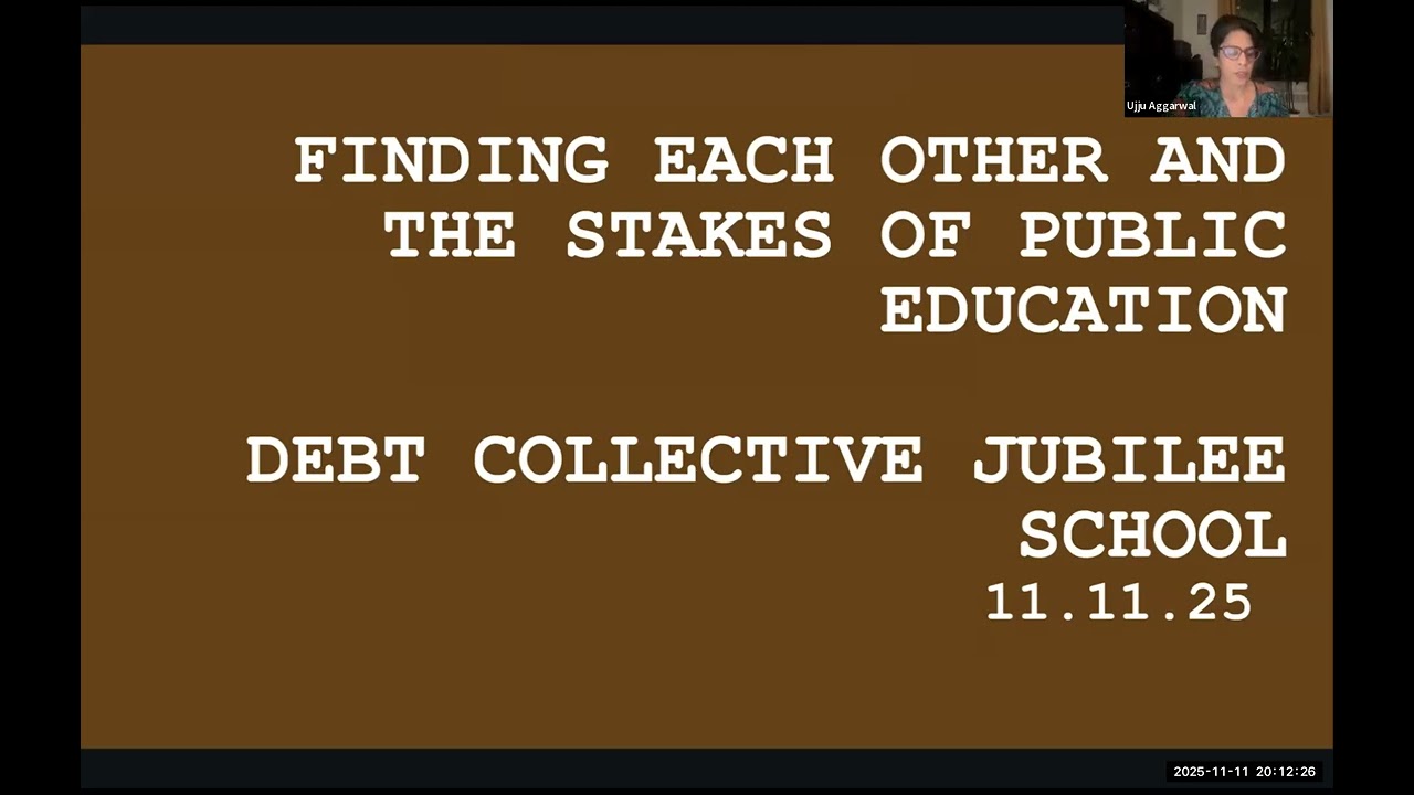 Finding Each Other and the Stakes of Public Education - Nov 11, 2025