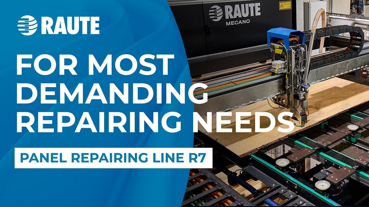 Sneak peek to the new generation Raute Panel Repairing Line R7