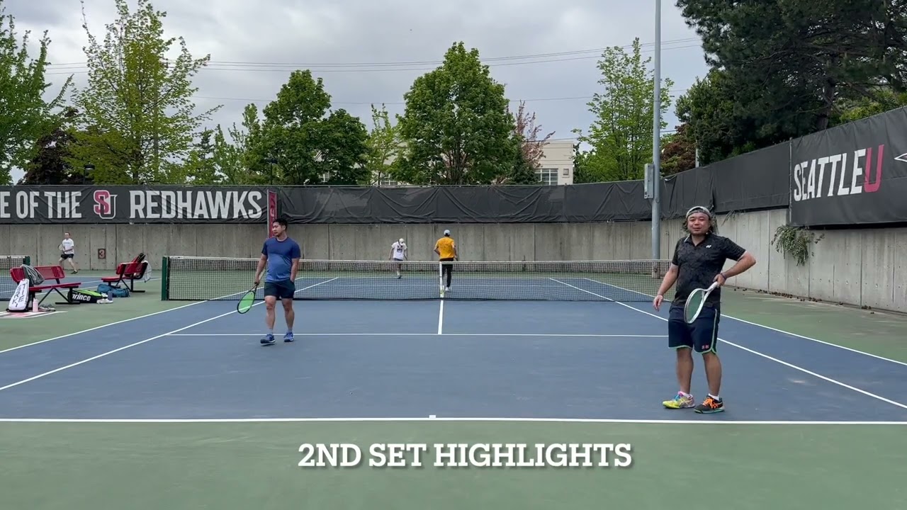 [🕓]NTRP 4.5 Tennis - 1st & 2nd set highlights + 3rd set highlights[🕓]