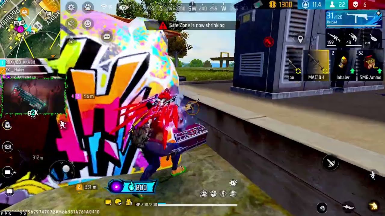 [B2K] FREE FIRE: BEST SNIPING 1v4 20 KILLS - NO MISTAKES, NO MERCY!