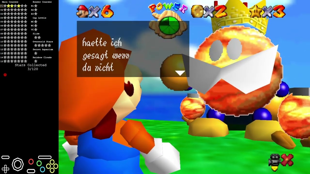 Super Mario 64 Bowsers Revenge (Savestateless)