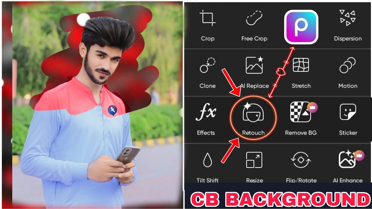 Cb Photo Editing HD Background Change || New Trending Video Editing Picsart || Picsart Tutorial 2023