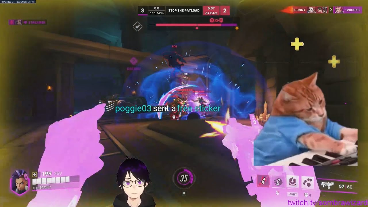 What 1000 Hours of Sombra! SombraWizard SOMBRA OVERWATCH 2 GAMEPLAY SEASON 10
