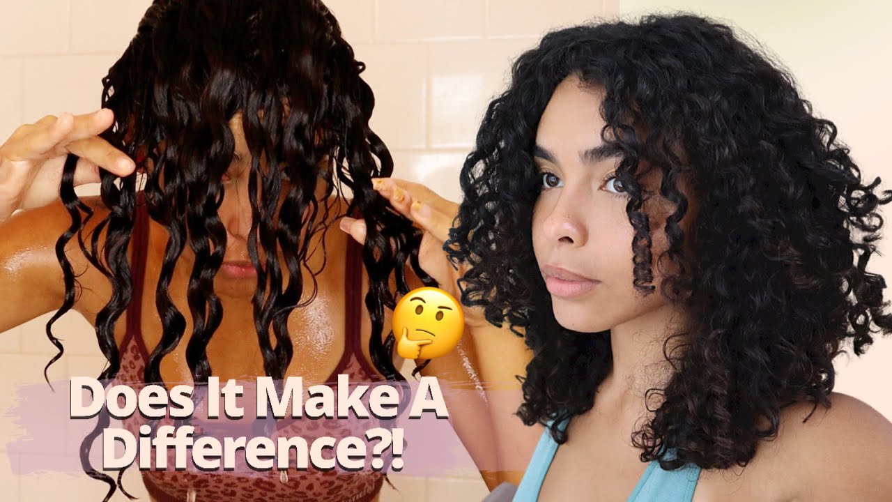 CURLY HAIR ROUTINE COMPLETELY UPSIDE DOWN?! | Viral Hair Plump Method on Curly Hair