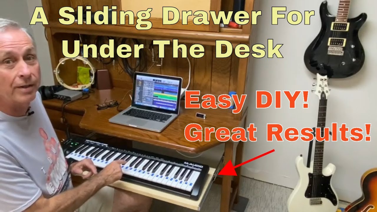 How To Install A Sliding Drawer Under a Desk