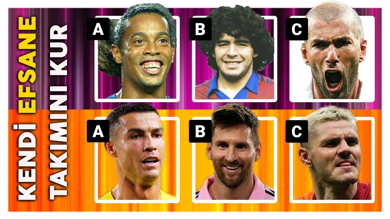 Takımın İçin Bir Oyuncu Seç ! Hangi Futbolcuyu Tercih Edersin ?