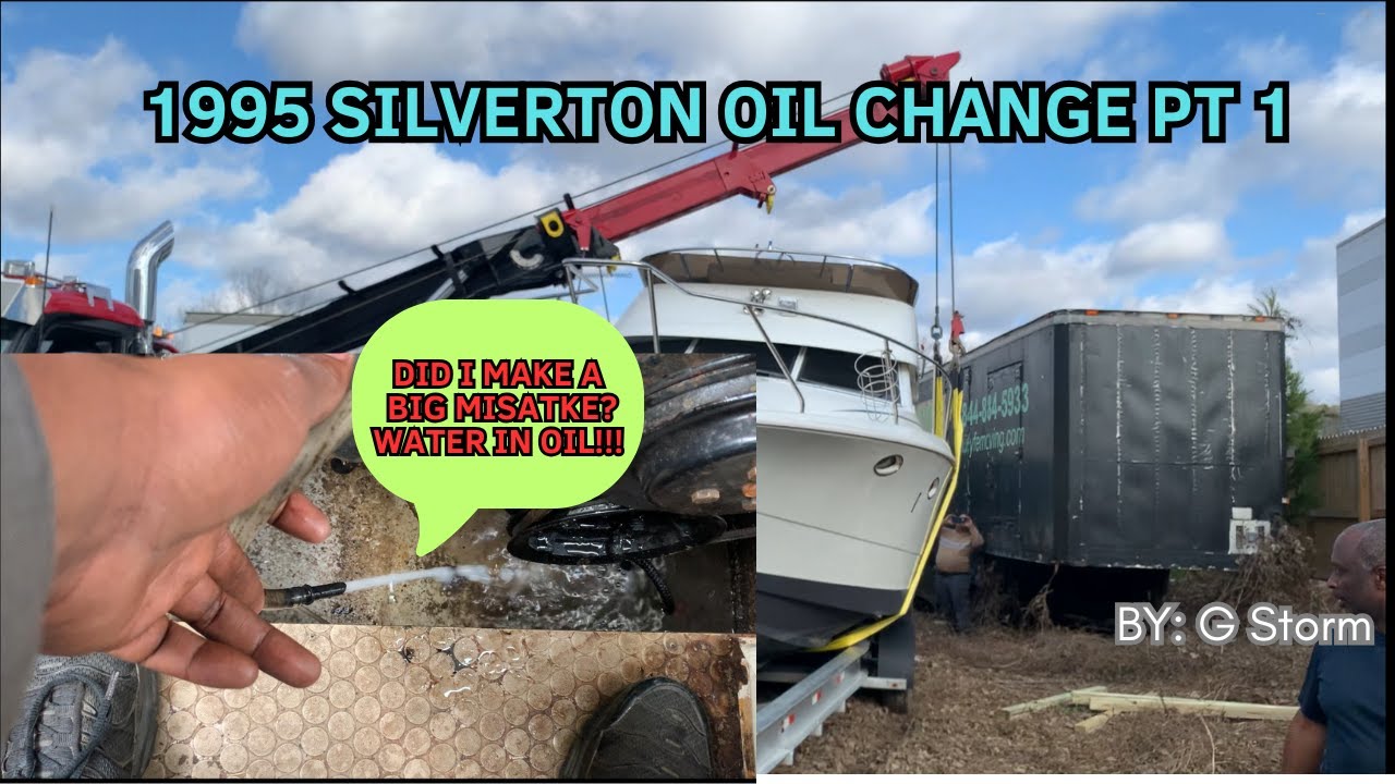 Biggest mistake of my life? Engine Oil Removal & Rebuild 1995 31' Silverton Yacht Restoration