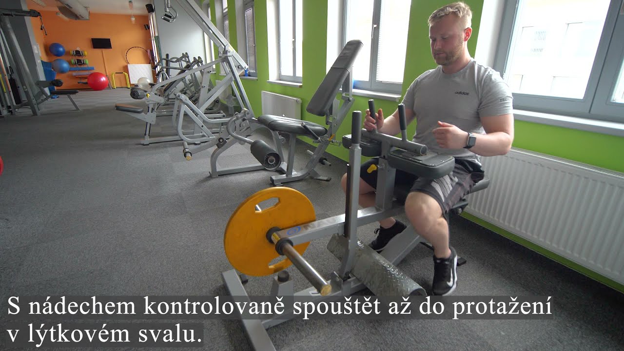 Stroj 7 Calf Raise - Lýtka v sedě