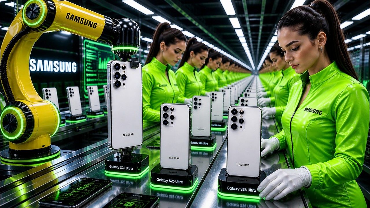 Cómo se fabrican los Teléfonos SAMSUNG: Dentro de la megafábrica de Samsung