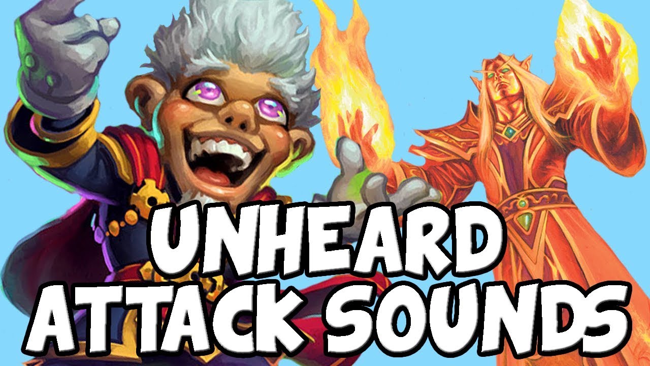 Attack Sounds You Don't Usually Hear [HEARTHSTONE]
