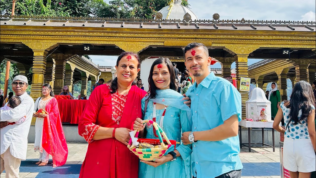 Bindabasini Mandir Pokhara | pratima Neupane Mahesh Adhikari vlogs Bindabashini Mandir