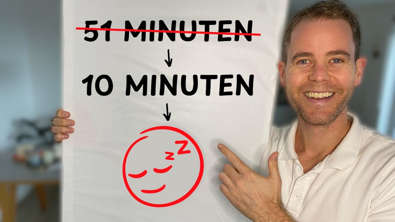 Die 3 besten SCHNELLER EINSCHLAFEN Übungen für Erwachsene