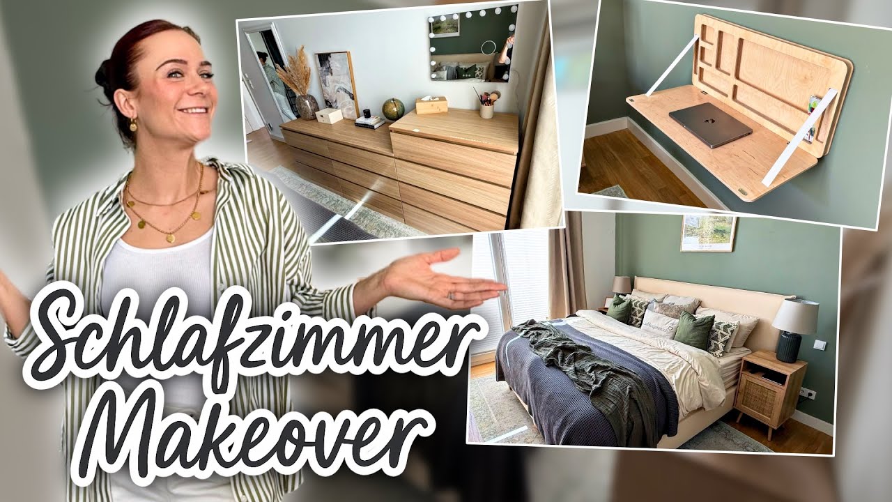 Schlafzimmer Makeover 2025 – neue Möbel, Farben & DIY-Streichen