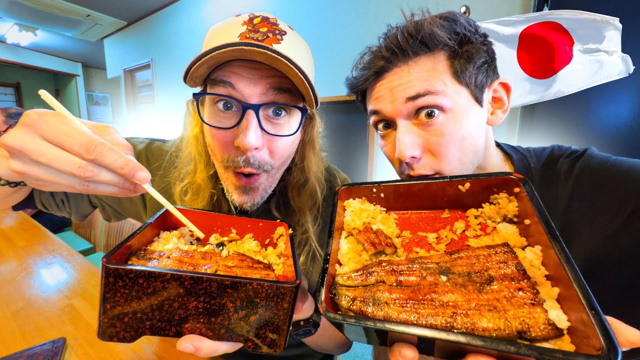 On teste 3 restaurants d'ANGUILLES au Japon (c'est le plat préféré de Louis)