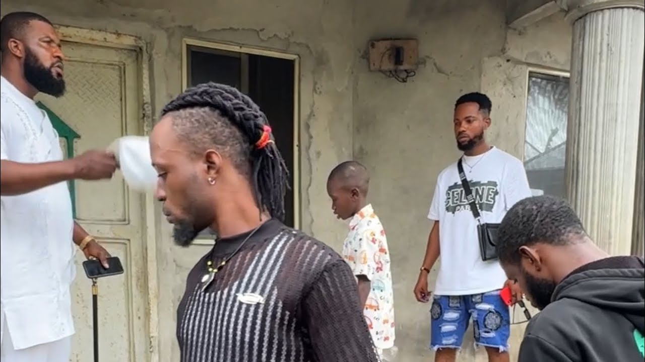 His uncle make him mad,de day he return from Italy. Becut of #100mplus he send to himfor a project ￼