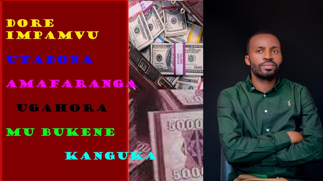 Coach Professor : Dore Impamvu Utabona Amafaranga Ugahora / Business Wakora ufite igishoro Gito 