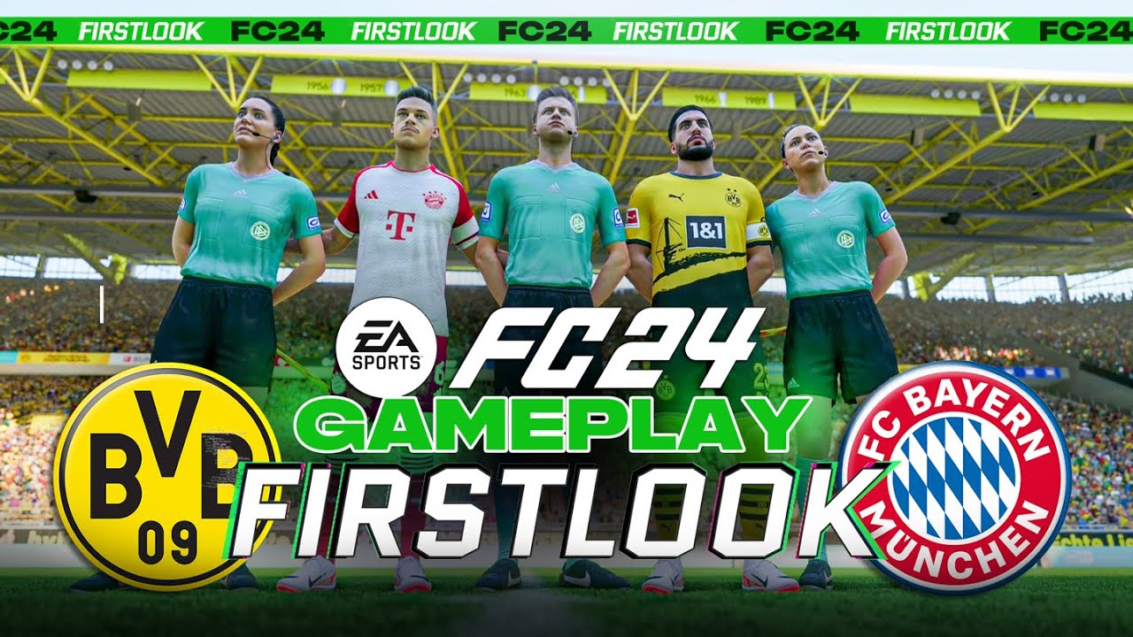 FC24 FIRSTLOOK ● Komplettes Gameplay BVB vs. FCB (PS5)