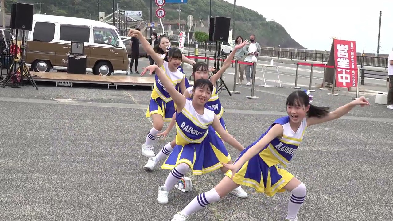 💃チアダンスRAINBOW鳥取さん　第1回とっとりサンドフェスティバル2022.04.24