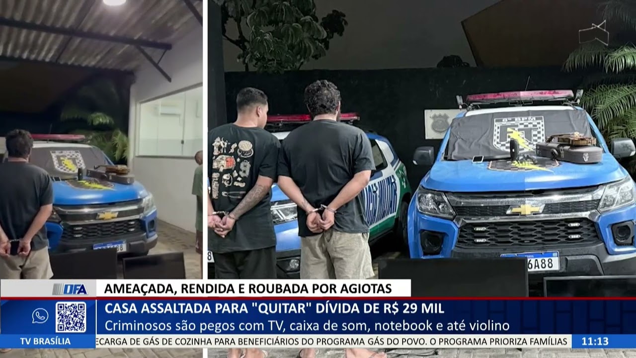DF ALERTA - Casa assaltada para 