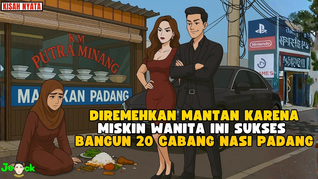DIREMEHKAN MANTAN KARENA MISKIN WANITA INI SUKSES BANGUN 20 CABANG NASI PADANG || ANIMASI AZAB