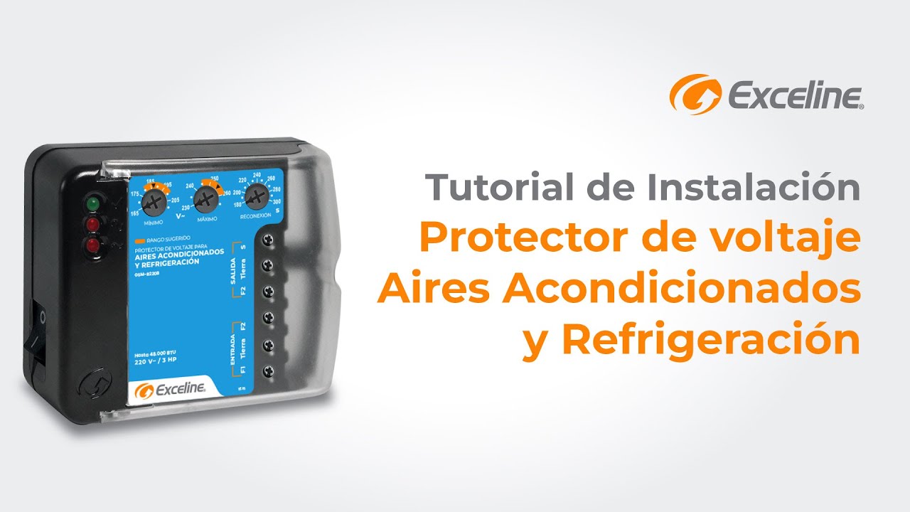 Instalación del Protector de Voltaje para Aire Acondicionado y Refrigeración