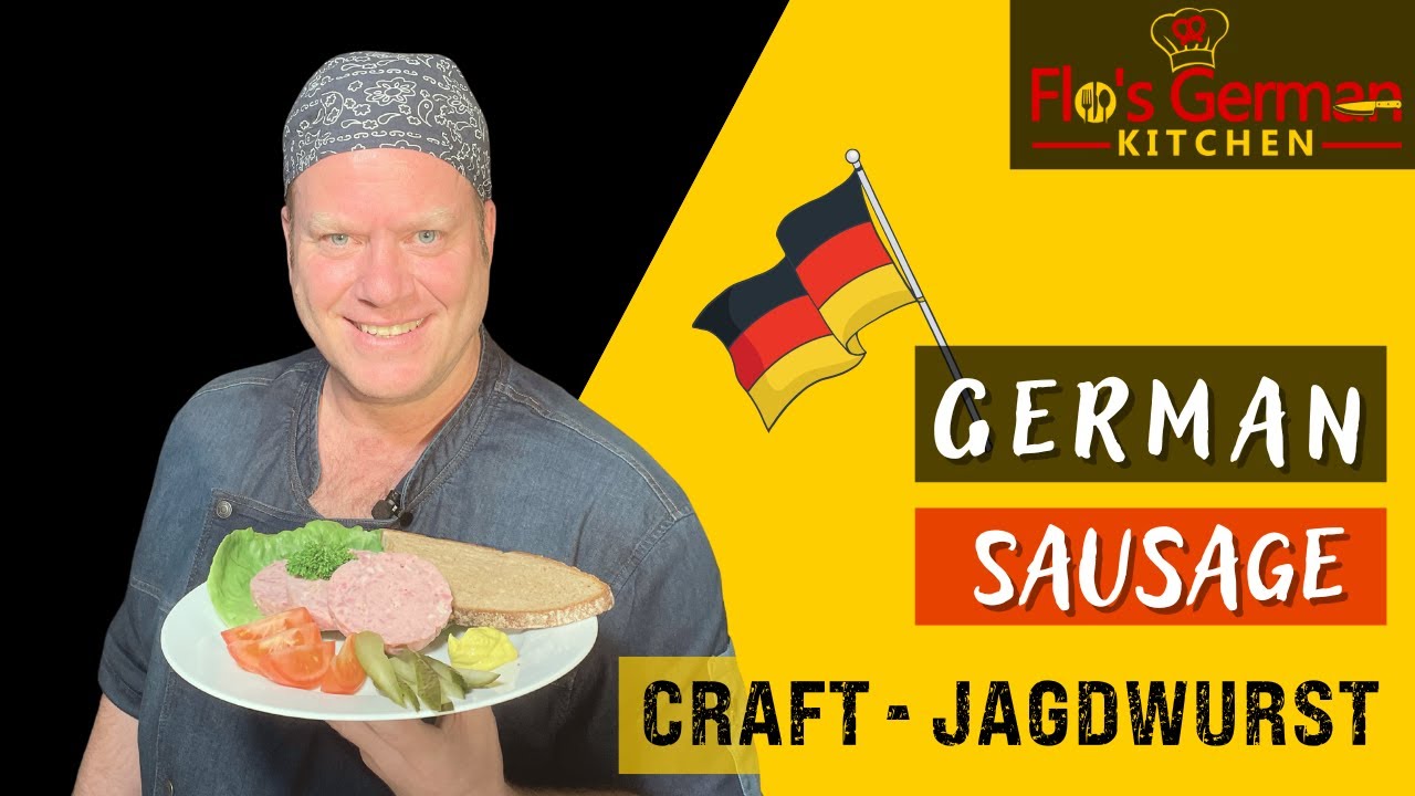 🌭🔥 Домашние немецкие колбаски Jagdwurst (охотничьи колбаски) с нуля! 🇩🇪🍺 | Простой рецепт с пивны...