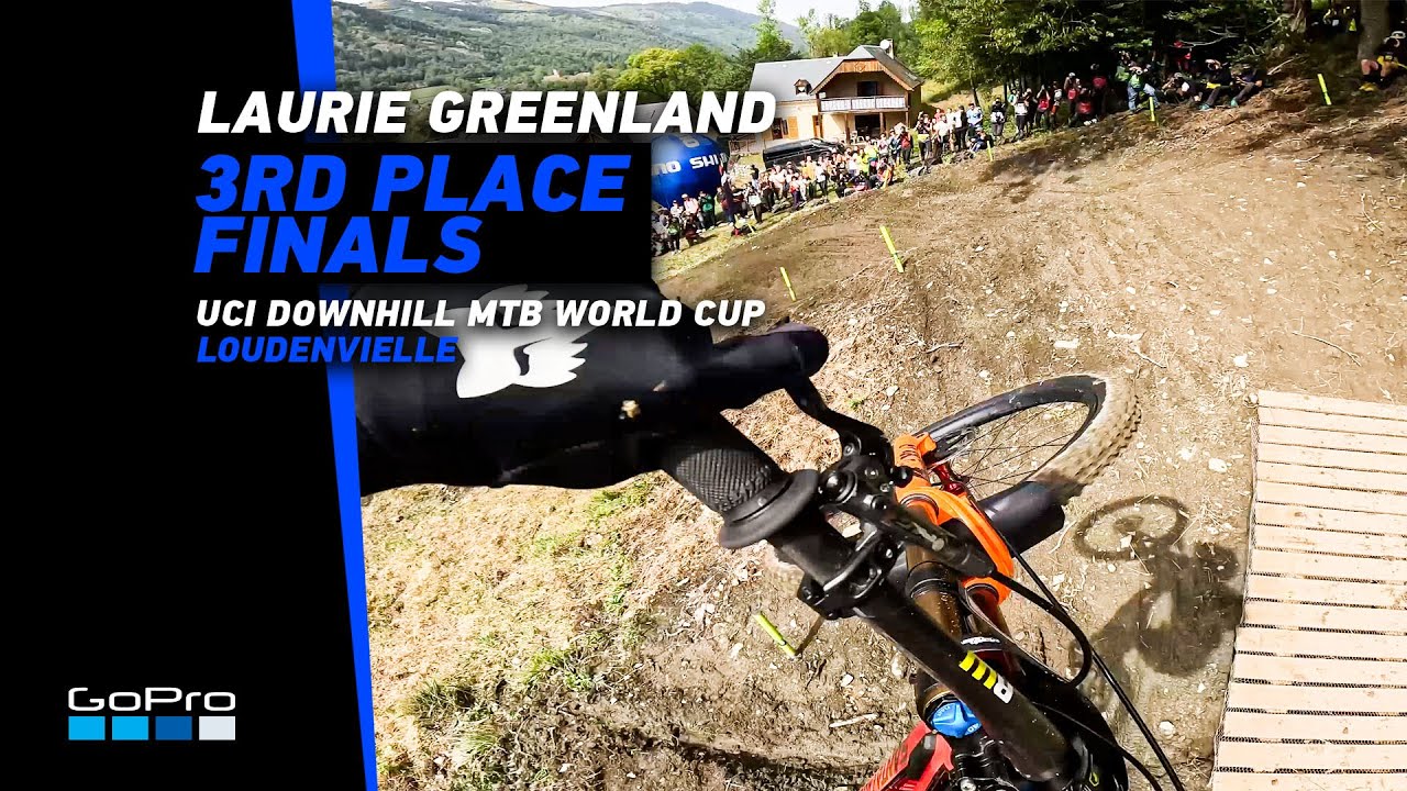 GoPro: Laurie Greenland 3rd Place FINALS in Loudenvielle | 2023 UCI DHI MTB World Cup