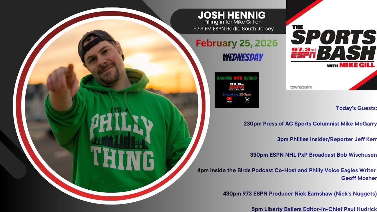 #Eagles latest from #NFL Combine, #Sixers win 2 straight, #Phillies and #Flyers talk (TSB 2-25-26)
