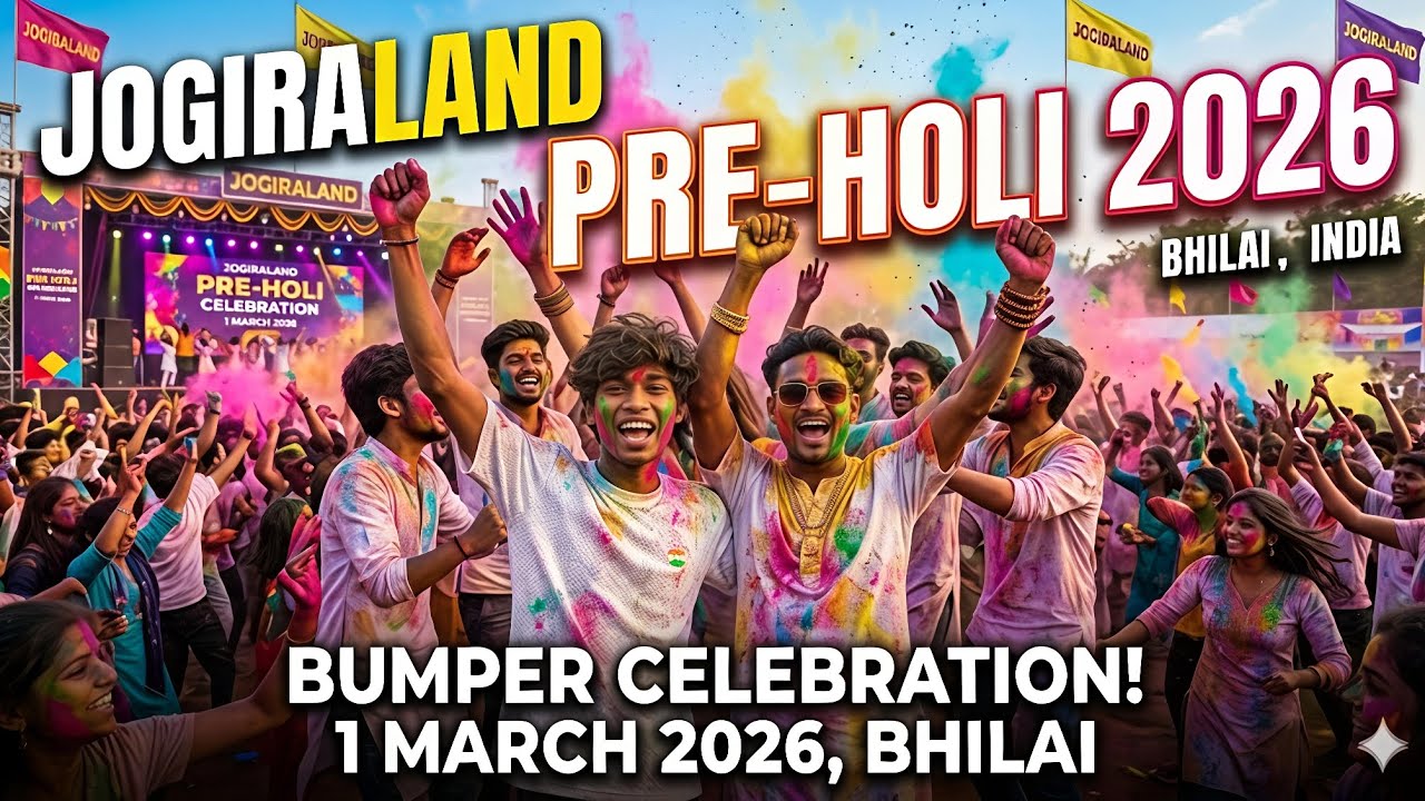Bhilai Jogira Holi 2026 || Raipur King Dhumal Vs Power Zone Battle And Dev Audio 🫡 || #holi #vlog 