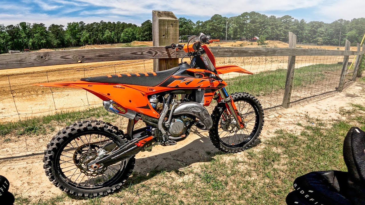 Motocross Practice on KTM150SX