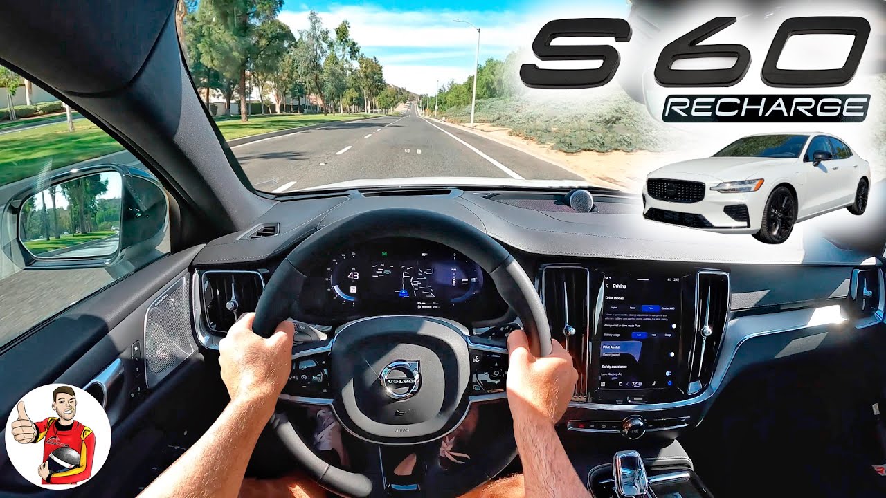 The 2023 Volvo S60 Recharge is Sleek Comfort with Modest Speed (POV Drive Review)